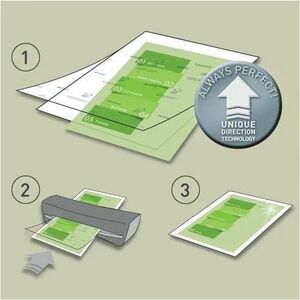 Leitz iLAM Laminating Pouch - Sheet Size Supported: A4 - Laminating Pouch/Sheet Size: 303 mm Width x 80 µm Thickness - Glo