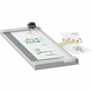 Leitz Precision Trimmer - A4 - 8 Sheet Cutting Capacity - Steel Blade - 46 mm Height x 153 mm Width x 376 mm Depth - Light