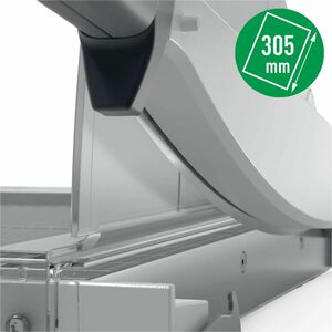 Leitz Precision Guillotine Trimmer - A4 - 8 Sheet Cutting Capacity - Stainless Steel Blade - 262 mm Height x 298 mm Width 