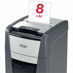Rexel Optimum AutoFeed+ 225M Paper Shredder - Continuous Shredder - Micro Cut - 8 Per Pass - for shredding Credit Card, Pa