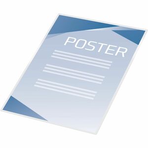 Peel'nStick - Sheet Size Supported: A3 303 mm Width x 426 mm Length - Laminating Pouch/Sheet Size: 75 µm Thickness - High 