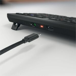 CHERRY STREAM JD-857K Keyboard - Full-size - Wired/Wireless Connectivity - USB Interface - English (US) - QWERTY Layout - 