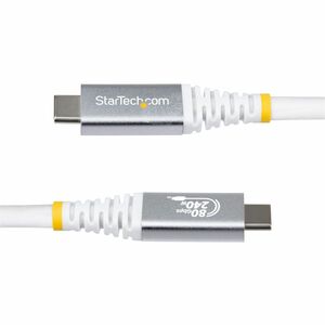 StarTech.com 50 cm USB4 A-/V-/Strom-/Datenübertragungskabel - 1 - Cable for Notebook, USB Gerät, Docking Station, Wandakku
