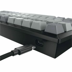 CHERRY G80-3960 Keyboard - Compact - Wired/Wireless Connectivity - French - Black - MX2A Red Keyswitch - Bluetooth - 5.2 -