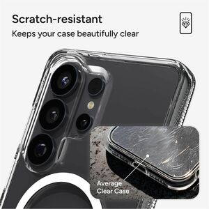 ZAGG Crystal Palace Snap Case for Samsung Galaxy S26 Ultra Smartphone - Textured Edge, Textured Grip - Crystal Clear, Tran