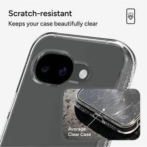 ZAGG Crystal Palace Case for Google Pixel 10a Smartphone - Texture Grip - Transparent - Scratch Resistant, Anti-scratch, Y