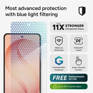 invisibleSHIELD Glass XTR5 Graphene, Glass Screen Protector for Samsung Galaxy S26+ - Transparent - For AMOLED Smartphone 