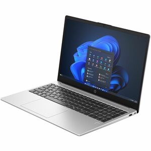 HP 250R G10 39.62 cm (15.60") Notebook - HD - Intel Core 3 1st Gen 100U - 8 GB - 512 GB SSD - Turbo Silver - Intel Chip - 