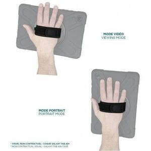 MOBILIS Robust Tasche Samsung Galaxy Tab Active4 Pro Tablet - Schwarz - Silikon Außenmaterial - Stoßdämfpend, Sturzsicher,