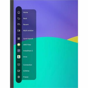 BenQ Board Essential RE7504 1905 mm 4K UHD LCD Collaboration Display - ARM Cortex A73 + A53 - 8 GB - Infrared (IrDA) - Tou