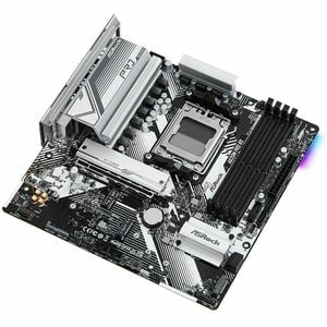 ASRock A620M Pro RS Gaming-Desktop-Motherboard - AMD A620 Chipsatz - Buchse AM5 - Micro ATX - Ryzen 7 Unterstützter Prozes
