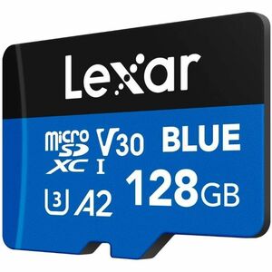 Lexar BLUE PLUS 128 GB Class 10/UHS-I (U3) V30 microSDXC - 170 MB/s Read - 10 Year Warranty