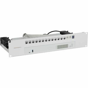 Étagère RACKMOUNT.IT 2U Montable en rack pour Firewall Profondeur de Rail - Blanc de Signalisation