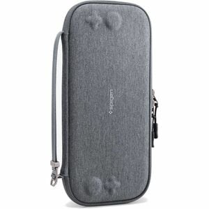 Spigen Klasden Carrying Case (Pouch) Nintendo Gaming Console - Charcoal Grey - Drop Resistant, Scuff Resistant - Fabric, E