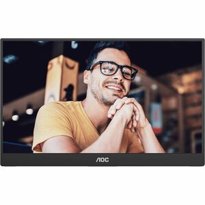 AOC 16T20 16" Class Full HD LCD Monitor - 16:9 - Black - 15.6" Viewable - In-plane Switching (IPS) Technology - 1920 x 108