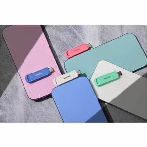 SanDisk Phone Drive SDIXS0N-064G-GN6NE 64 GB USB 3.2 (Gen 1) Typ C, USB 3.0 Typ C Flash-Laufwerk - Weiß - 150 MB/s Leseges