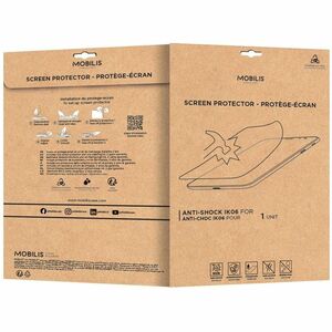 SCREEN PROTECTOR ANTI-SHOCK IK06 - CLEAR FOR ZEBRA ET401 8IN