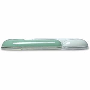 Kensington Duo Gel Wrist Rest - 0.71" Height x 7.40" Width x 3.27" Depth - Green - Polyurethane - Mouse - Retail - 1