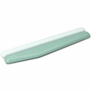 Kensington Duo Gel Keyboard Wrist Rest - Green - 0.81"" (20.50 mm) Height x 17.72"" (450 mm) Width x 4.10"" (104.20 mm) De