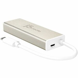 j5create JCH411 USB Hub - USB 3.1 (Gen 1) Type C - 1.25 GB/s - Desktop, Notebook, Smartphone, Tablet - 3 Total USB Port(s)