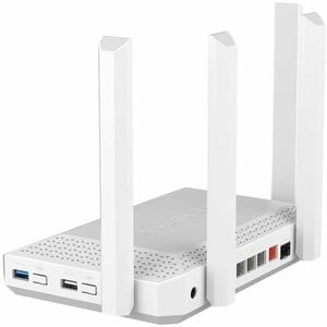 Keenetic Hero KN-1012 wifi 6 Ethernet Roteador sem fio - Dual Band - 2,40 GHz Banda ISM - 5 GHz Banda UNII - 4 x Antena - 