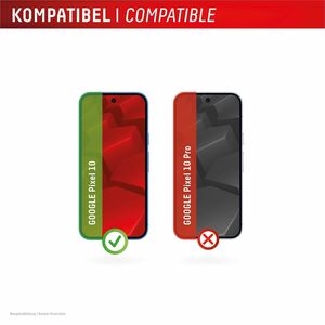 Displex Hülle für Google Pixel 10 Smartphone - Transparent - Kratzfest, Fingerabdruckresistent, Bruchfest, Stoßfest, Schla