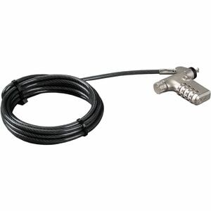 Targus DEFCON ASP106RGLXS Cable Lock For Notebook, Docking Station, Monitor - 1.98 m Cable - Resettable/Serialized - 4-dig