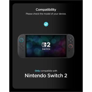 Spigen Case for Nintendo Gaming Console - Black - Thermoplastic Polyurethane (TPU), Polycarbonate (PC)