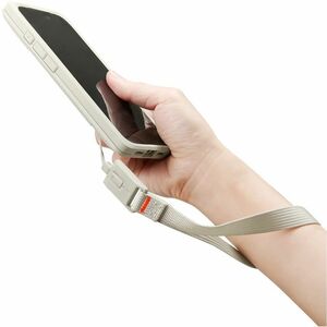 Spigen DA30S-LS Adjustable Phone Strap - Loop Attachment - Stone - Nylon, Fabric