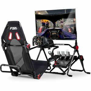 Next Level Racing Lite Höhenverstellbar Monitorständer - Bildschirmgröße: Bis zu 139,7 cm (55 Zoll) - 20 kg TragfähigkeitD