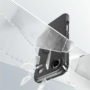 4smarts Robust Hülle für Apple iPhone Air Smartphone - Schwarz - Retail - Sturzsicher, Schlagfest, Stoßdämfpend, Kratzfest