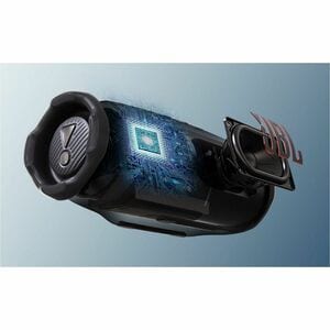 JBL Charge 6 Portable Bluetooth Speaker System - 40 W RMS - Black - Tabletop - 56 Hz to 20 kHz - Battery Rechargeable - USB