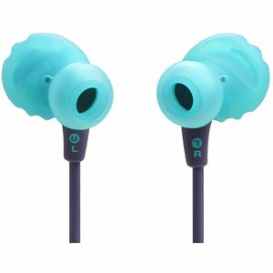 JBL Endurance Run 3 Wireless Earbud, Behind-the-ear Stereo Earset - Purple - Binaural - In-ear - Bluetooth - 16 Ohm - 20 H