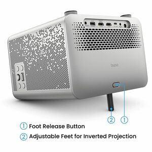 BenQ TK705STi Short Throw DLP Projector - 16:9 - Ceiling Mountable, Shelf Mountable - High Dynamic Range (HDR) - Front, Re