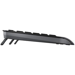 CHERRY GENTIX DESKTOP Tastatur & Maus - QWERTZ - Deutsch - Kabellos, Funk USB, Schwarz - Maus, Optische, Kabellos, Funk, U