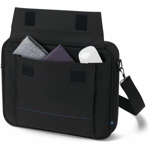 Dicota TWO Tasche (Rucksack) für 33 cm (13 Zoll) bis 35,6 cm (14 Zoll) Notebook - Schwarz - 300D rPET Polyester Körper - w