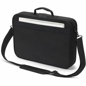 Dicota TWO Tasche für 35,6 cm (14 Zoll) bis 40,6 cm (16 Zoll) Notebook - Schwarz - 300D rPET Polyester Körper - wasserabwe
