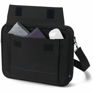 Dicota TWO Tasche für 35,6 cm (14 Zoll) bis 40,6 cm (16 Zoll) Notebook - Schwarz - 300D rPET Polyester Körper - wasserabwe