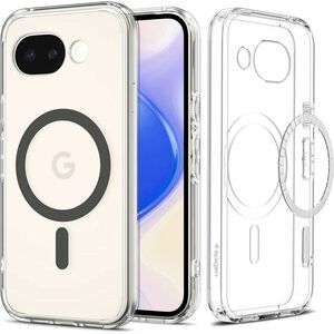 Spigen Ultra Hybrid Case for Google Pixel 10a Smartphone - Clear Graphite - Yellowing Resistant, Drop Resistant, Scratch R