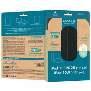 MOBILIS ELEMENT Tasche (Verschlussklappe) für 27,7 cm (10,9 Zoll) bis 27,9 cm (11 Zoll) Apple iPad (11. Generation), iPad 