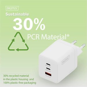 100W GAN CHARGER 2XUSB-C USB-A 100W 2X USB-C 1X USB-A WHITE