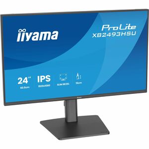 iiyama ProLite XB2493HSU-B1 24 Zoll Klasse Full HD LED-Monitor - 16:9 Format - Mattschwarz - 60,5 cm (23,8 Zoll) Viewable 