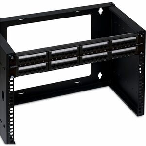 StarTech.com 48 Anschluss/AnschlüsseNetzwerk-Patchfeld - Kategorie 6, Kategorie 5e - Verdrilltes Doppelkabel - Schwarz - 4