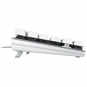 CHERRY KC 200 MX Teclado - Cabo Conectividade - USB tipo A Interface - Inglês (EUA) - Branco, Prata - Mecânica/MX Interrup