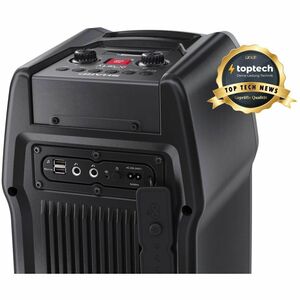 Sharp XParty Sing PS-931 Tragbar Bluetooth Lautsprechersystem - 180 W RMS - Schwarz - Tabletop - Aufladbarer Akku - USB
