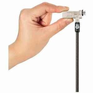 Esselte Slim NanoSaver 2.0 Cable Lock For Notebook - 1.80 m Cable - Master Keyed Lock - Carbon Steel - For Notebook