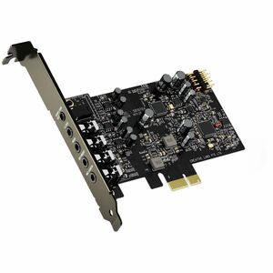 Sound Blaster Audigy Fx Pro SB1970A Sound Board - 7.1 Sound Channels - Plug-in Card - PCI Express - 120 dB - 4 Byte 384 kH