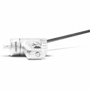 Dicota Cable Lock For Notebook, Monitor, Printer, Projector - 2 m Cable - 4-digit - Combination Lock - Polyvinyl Chloride 