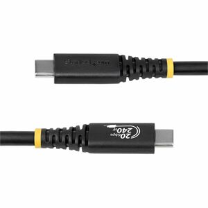 2m (6ft) USB4 Cable 20Gbps USB-IF Certified USB-C Cable 240W PD EPR 4K 120Hz DP 2.1 TPE Jacket Black USB-C Cord