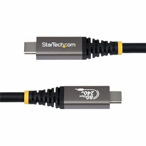 1.5m (5ft) USB4 Cable 80Gbps USB-IF Certified USB-C Cable 240W PD 8K 120Hz/4K 240Hz DP2.1 DP80 TPE Jacket Thunderbolt 4 Co